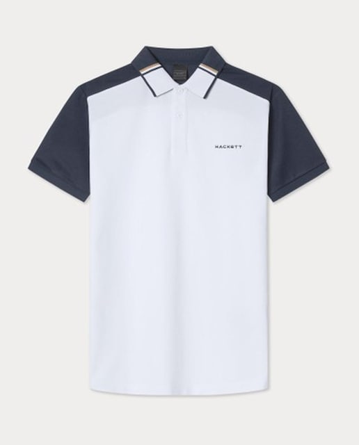 Imagen 0 de Polo Color Block Manga Corta Fit Clásico