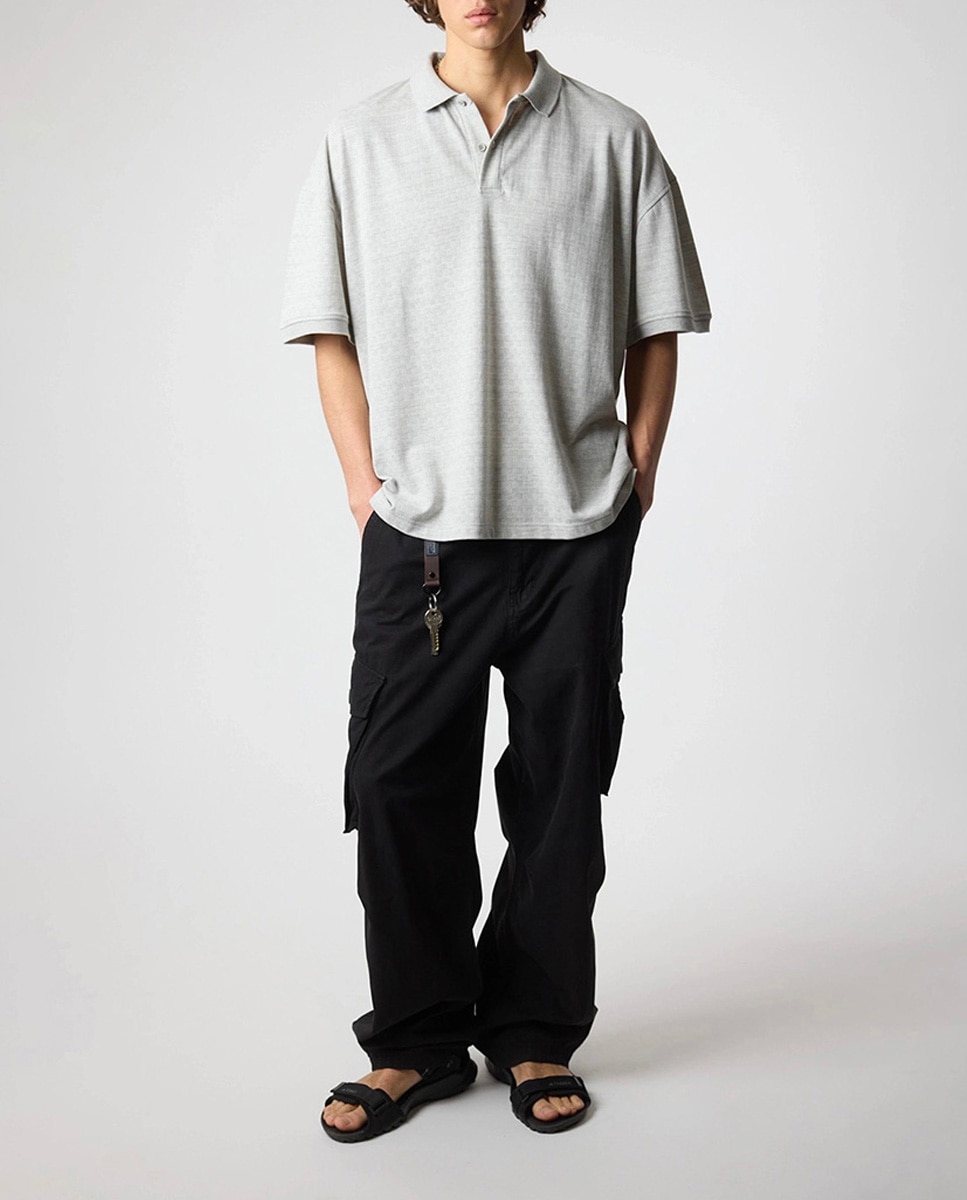 Imagen 0 de Polo con corte oversize de hombre