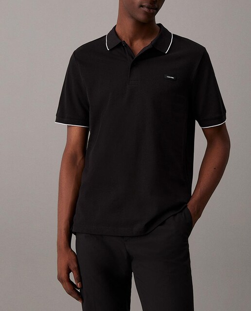 Imagen 0 de Polo slim de piqué de hombre