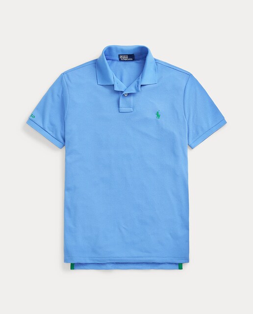 Imagen 0 de Polo de hombre regular azul claro de manga corta