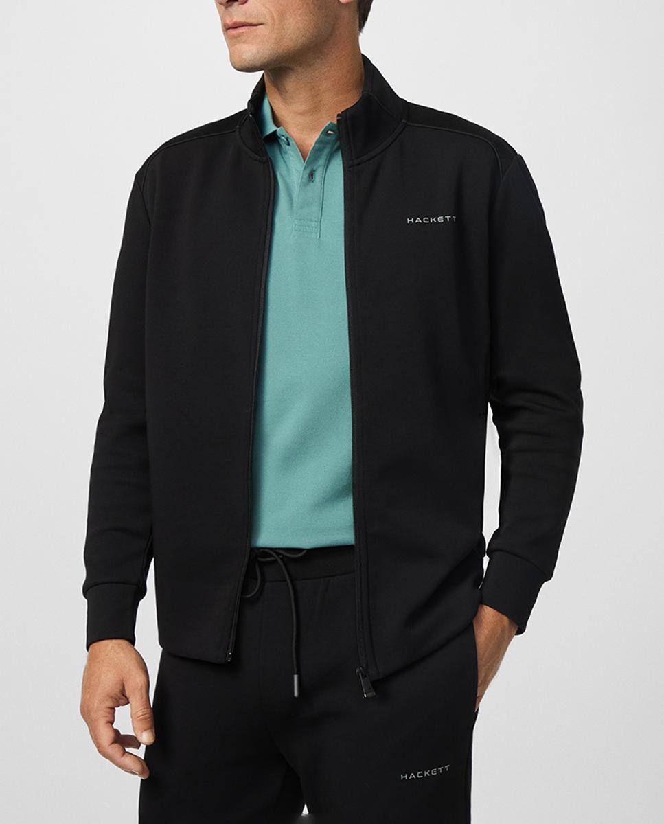 Imagen 0 de Chaqueta de hombre con cremallera y logo tallas grandes