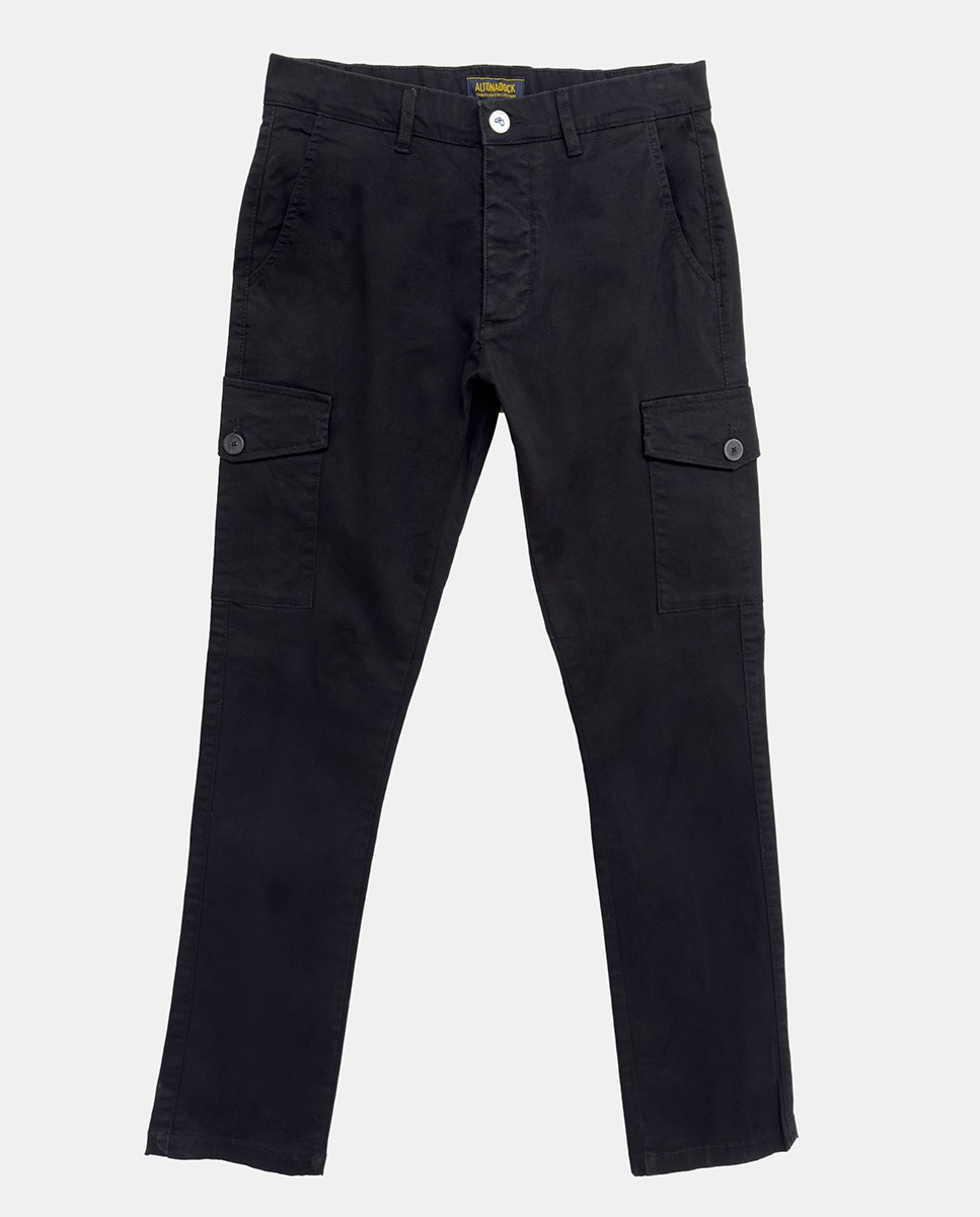 Imagen 0 de Pantalon de hombre, cargo con bolsillos laterales.