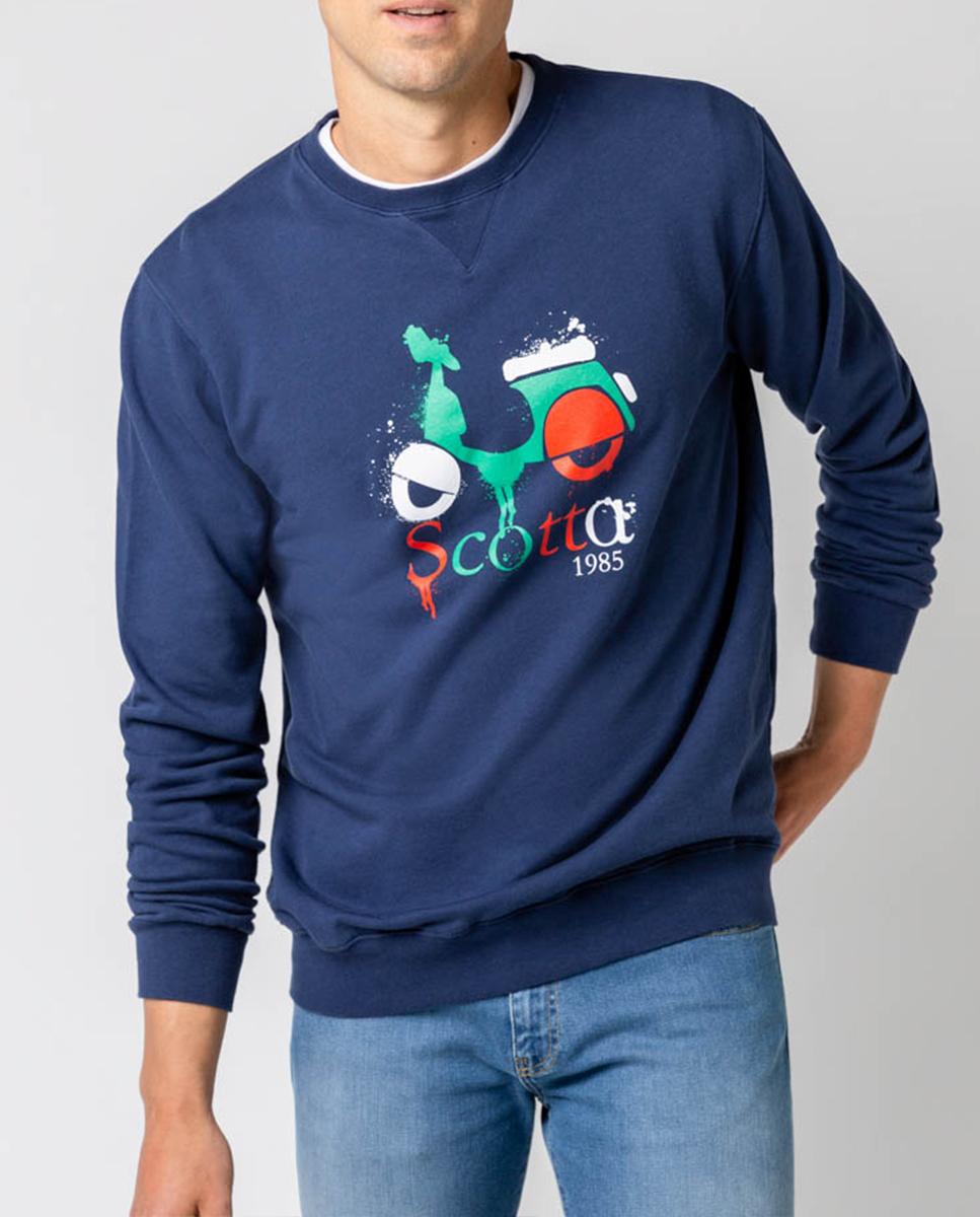 Imagen 0 de Sudadera logo spray marino