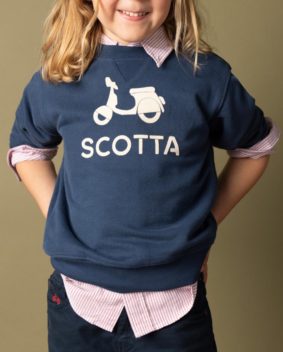 Imagen 0 de Sudadera niño logo Scotta floc marino