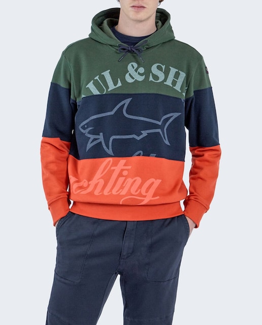 Imagen 0 de Felpa tricolor de hombre logo pecho