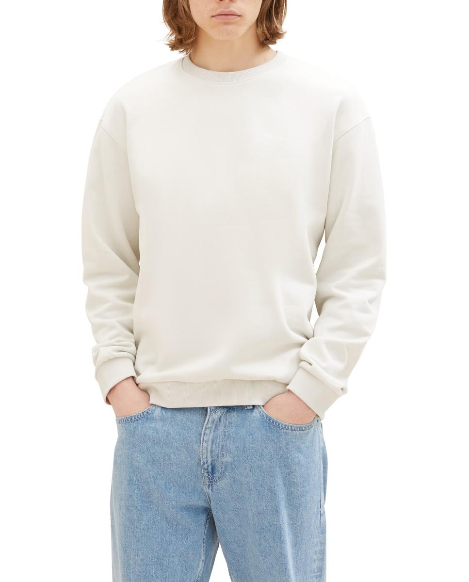 Imagen 0 de Sudadera de hombre lisa con cuello redondo