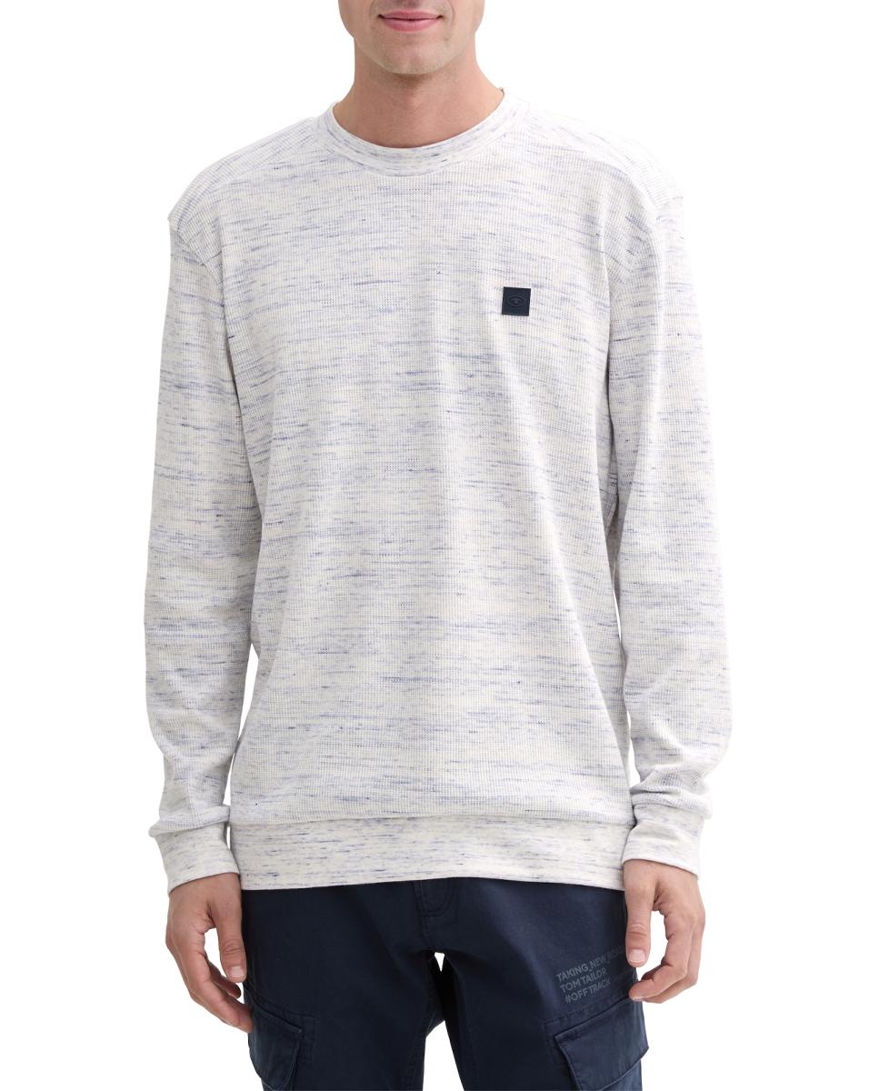 Imagen 0 de Sudadera de hombre manga larga con cuello redondo