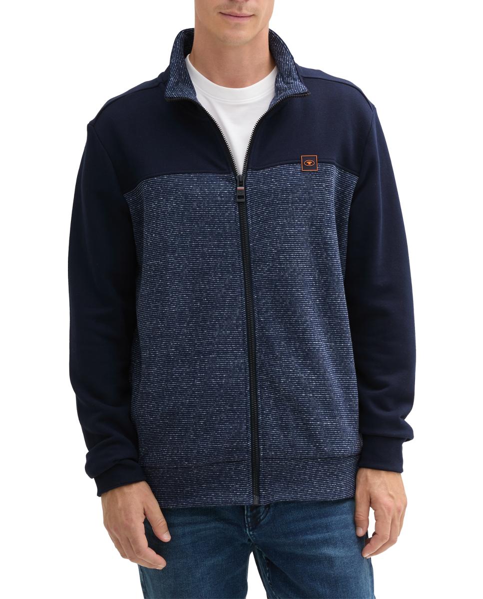 Imagen 0 de Sudadera de hombre multiestampado con cremallera