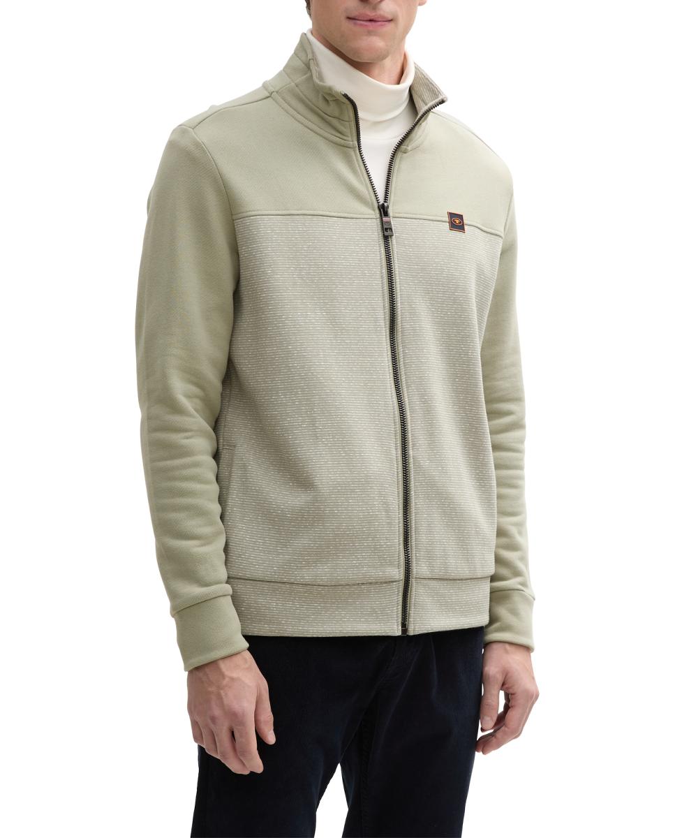 Imagen 0 de Sudadera de hombre multiestampado con cremallera