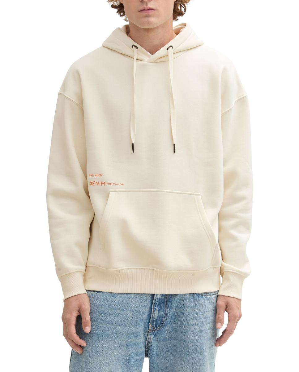 Imagen 0 de Sudadera de hombre con capucha con un gran estampado en la parte trasera