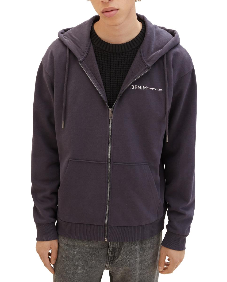 Imagen 0 de Sudadera de hombre con capucha y cremallera