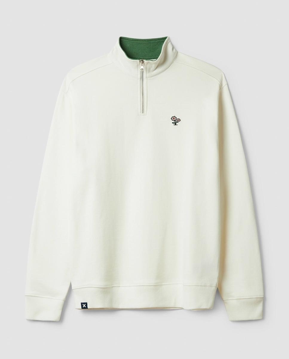 Imagen 0 de Sudadera con print delantero en la parte superior del pecho de hombre