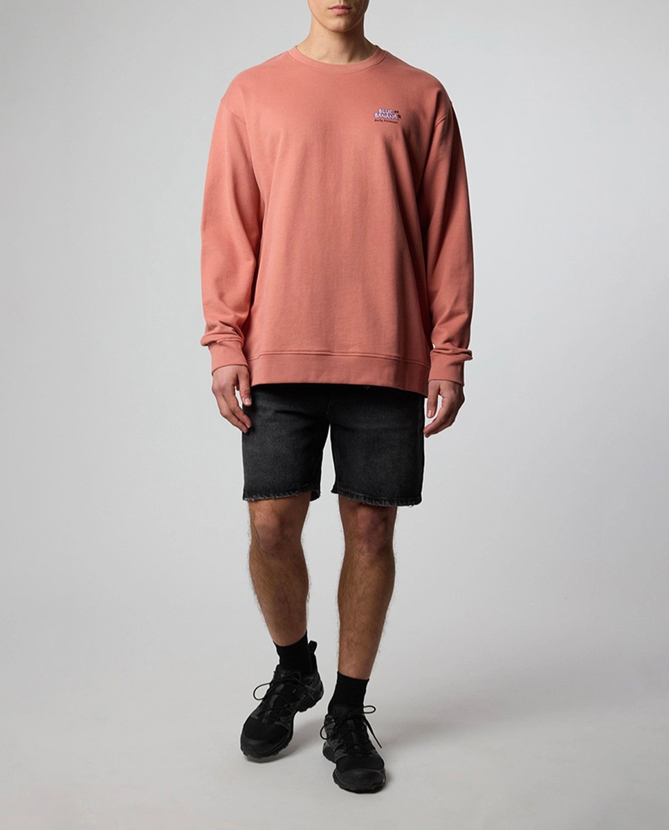 Imagen 0 de Sudadera con print delantero y trasero de hombre