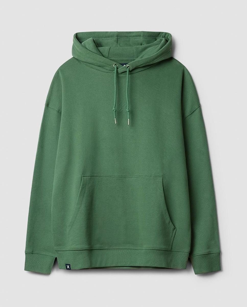 Imagen 0 de Hoodie con print delantero y trasero de hombre