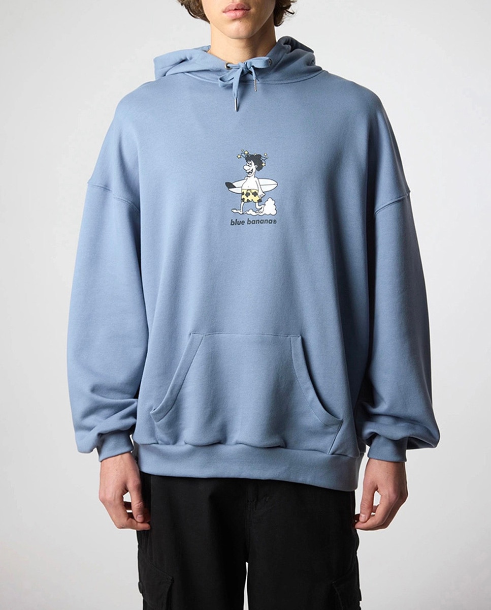 Imagen 0 de Hoodie con print delantero de hombre