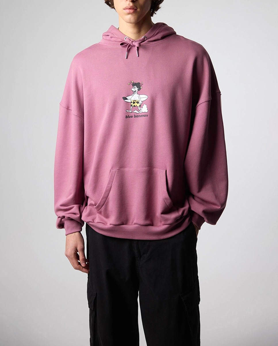 Imagen 0 de Hoodie con print delantero de hombre