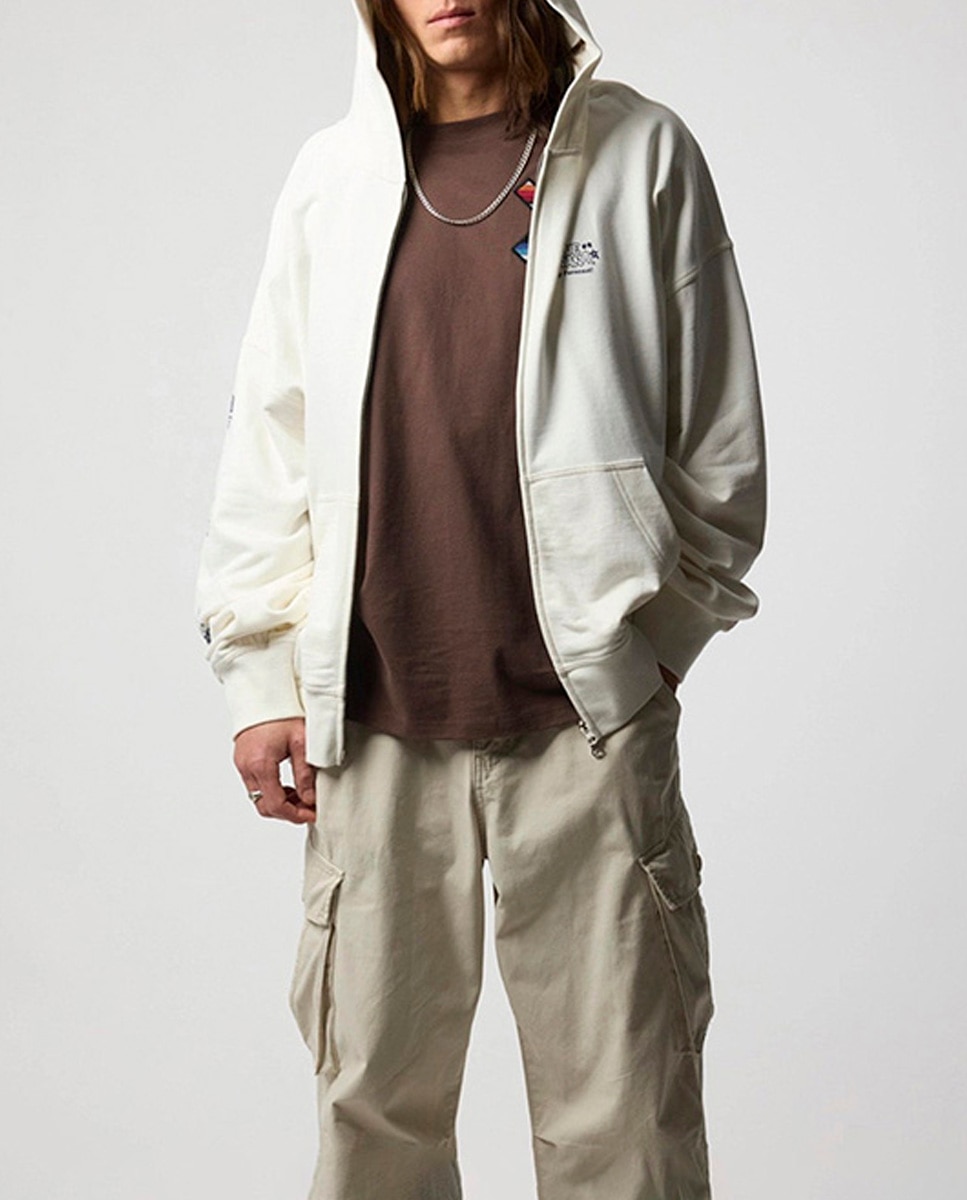 Imagen 0 de Hoodie con cremallera de hombre