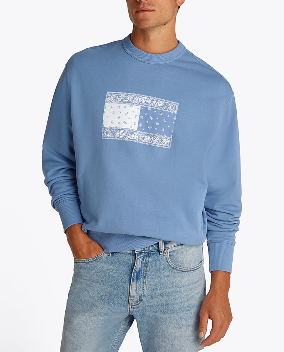 Imagen 0 de Sudadera de hombre de cuello caja y fit relaxed