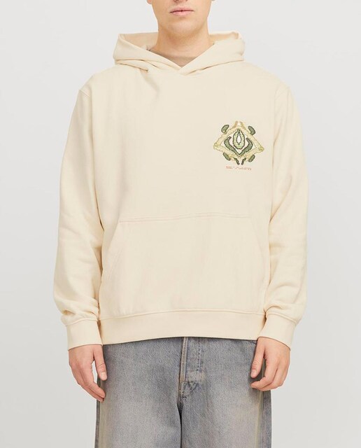 Imagen 0 de Sudadera de mangas largas con capucha y detalle lateral de hombre