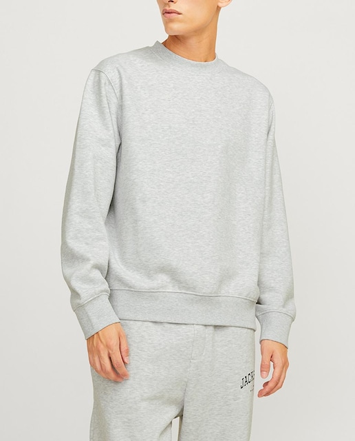 Imagen 0 de Sudadera de mangas largas y cuello redondo, lisa de hombre
