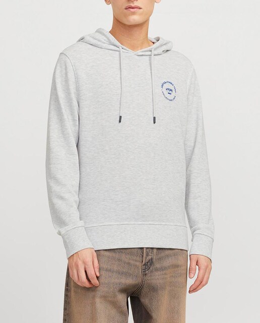 Imagen 0 de Sudadera de mangas largas con capucha y logo frontal de hombre