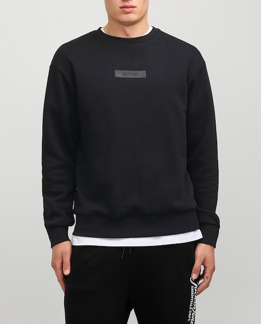 Imagen 0 de Sudadera sin capucha, mangas largas, lisa de hombre