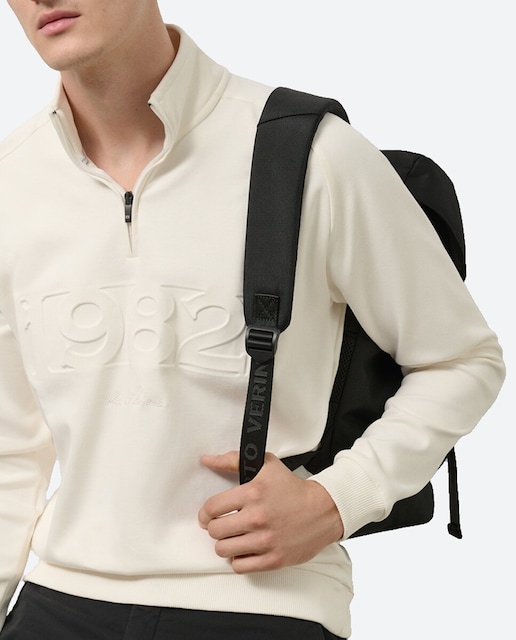 Imagen 0 de Sudadera de hombre media cremallera con logo