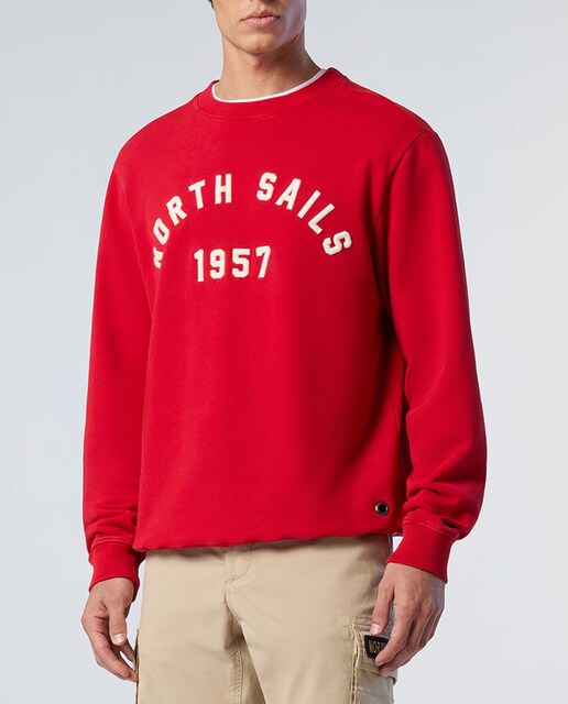 Imagen 0 de Sudadera de hombre algodón orgánico cuello redondo