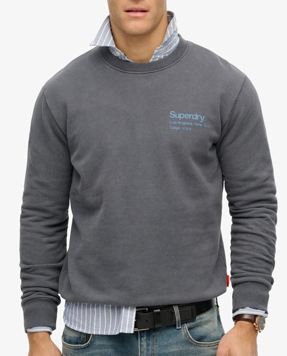 Imagen 0 de Sudadera de hombre cuello redondo core logo city