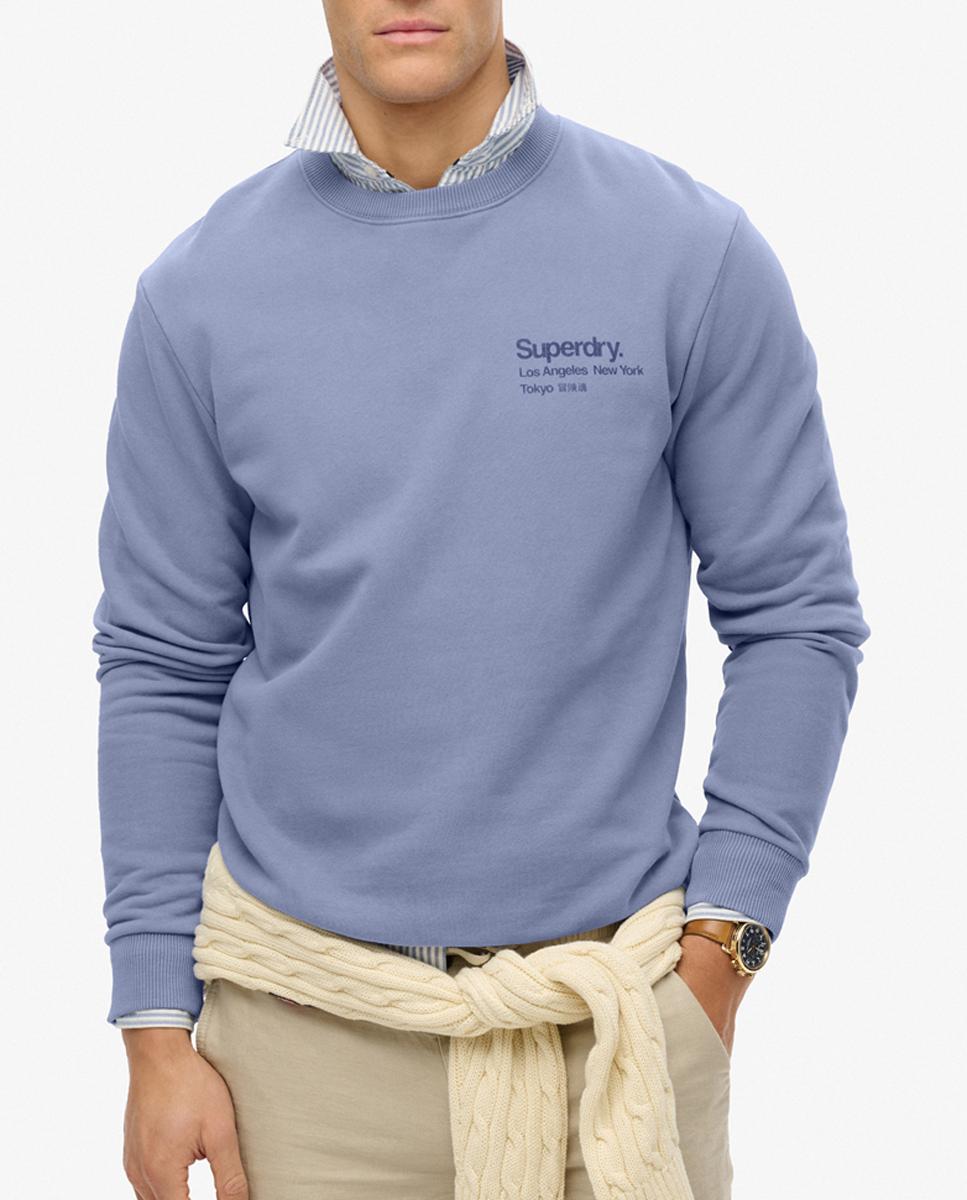 Imagen 0 de Sudadera de hombre cuello redondo core logo city
