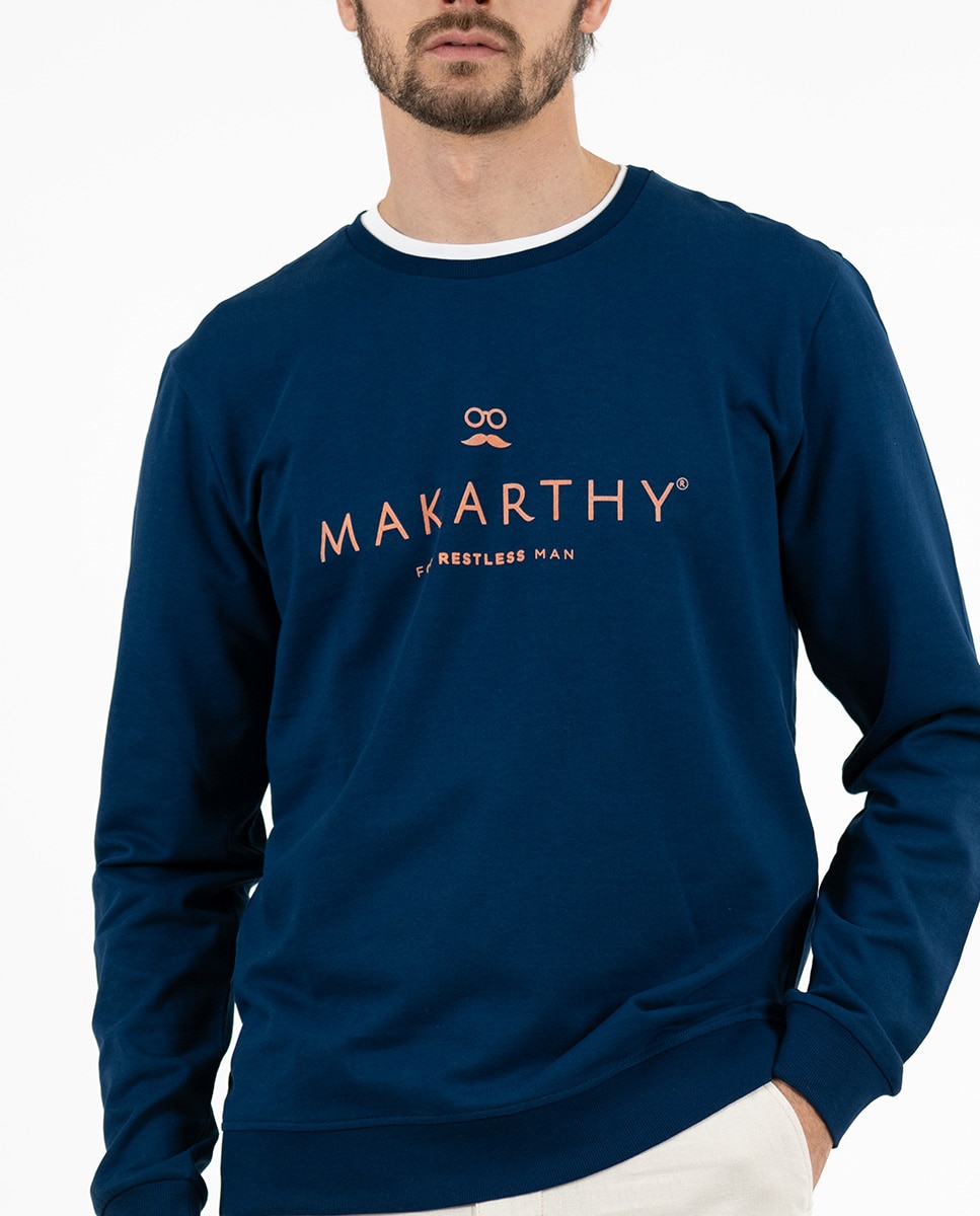 Imagen 0 de Sudadera cuello caja de hombre con manga larga