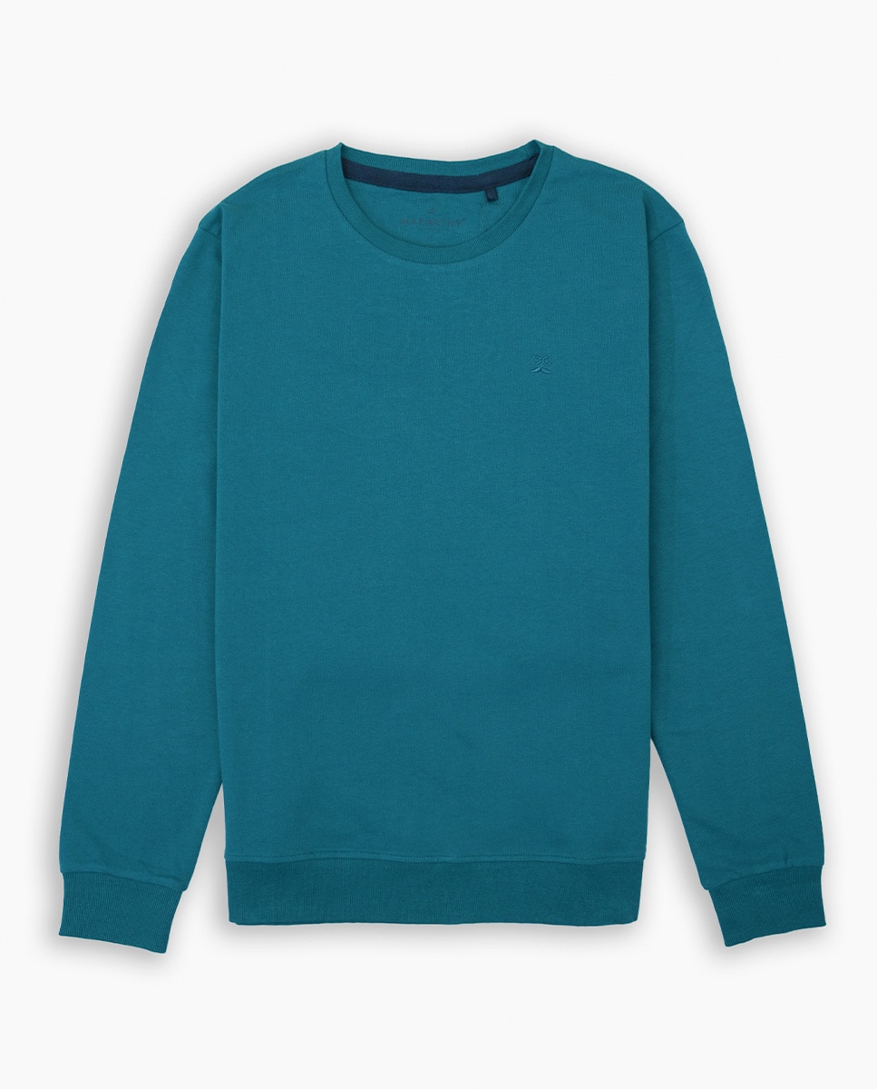 Imagen 0 de Sudadera cuello caja de hombre con manga larga
