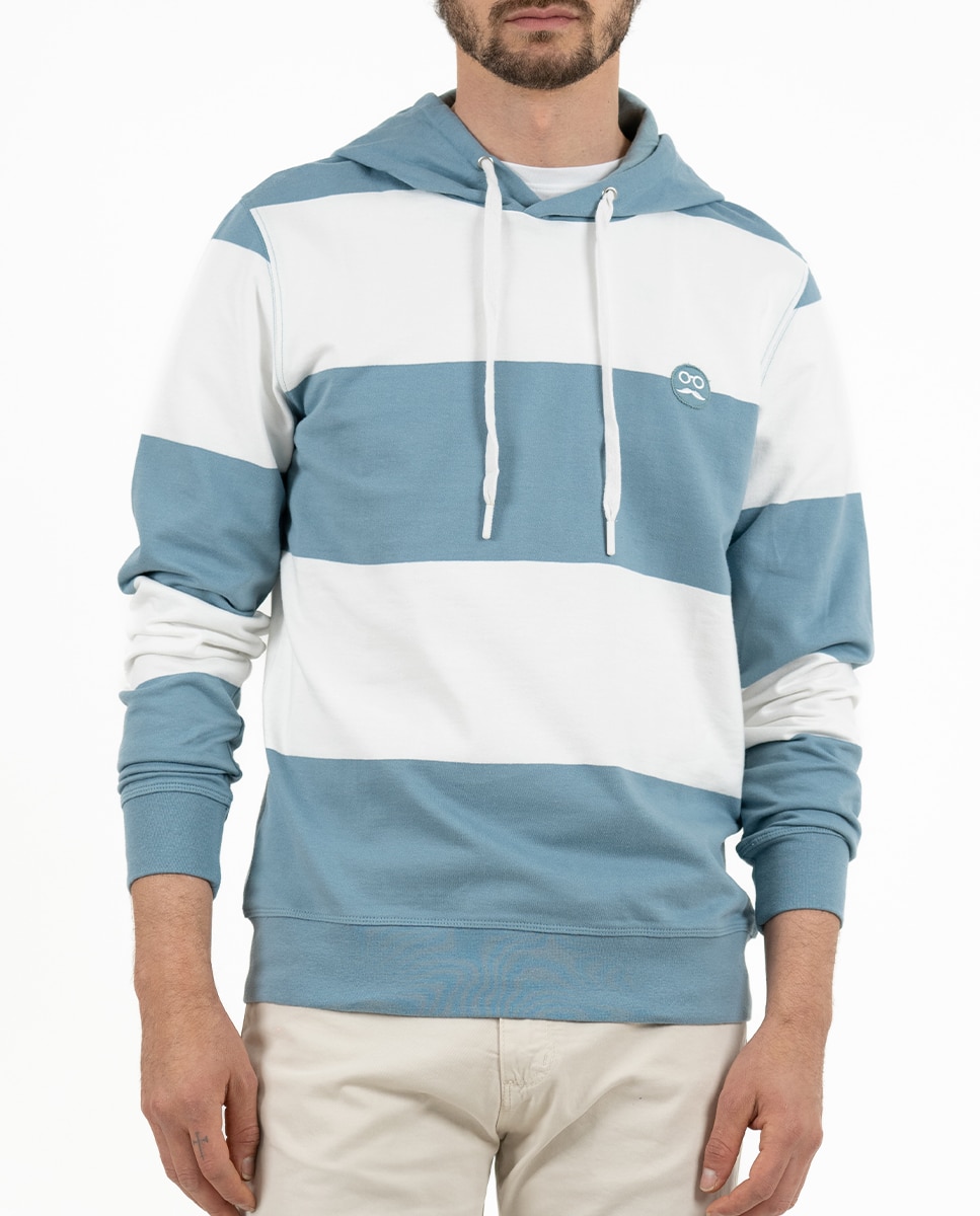 Imagen 0 de Sudadera cuello caja de hombre con manga larga