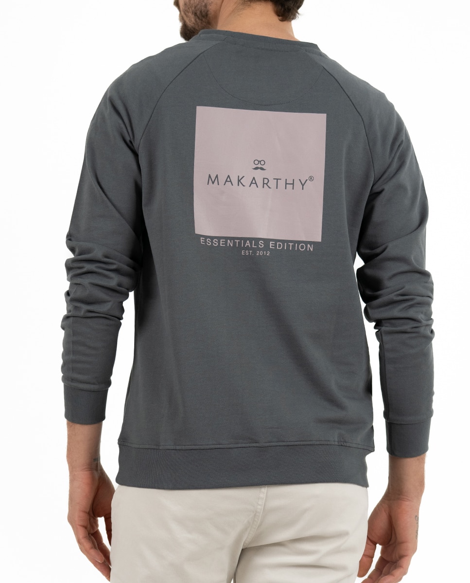 Imagen 0 de Sudadera cuello caja de hombre con manga larga