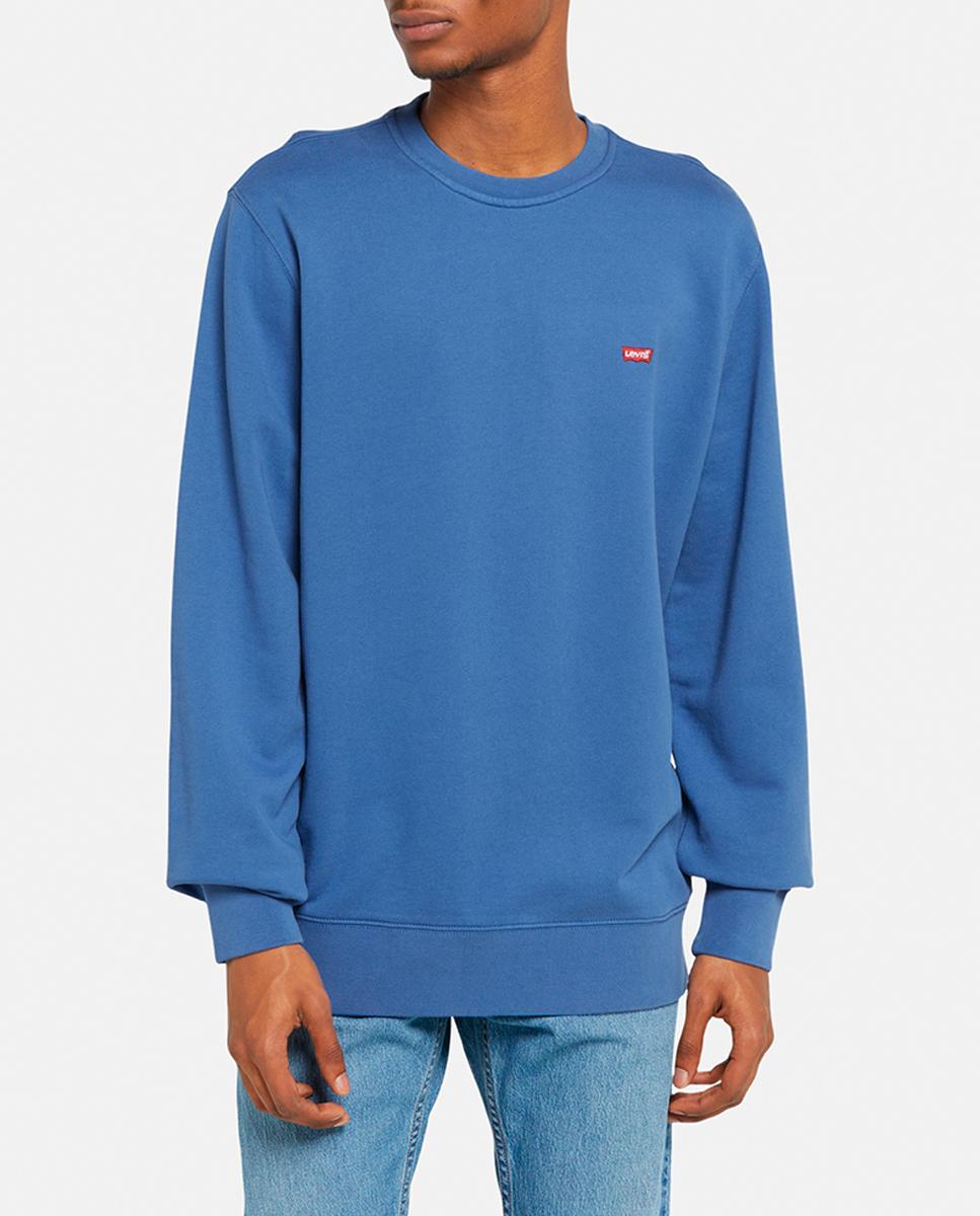 Imagen 0 de Sudadera de hombre de algodón con cuello redondo