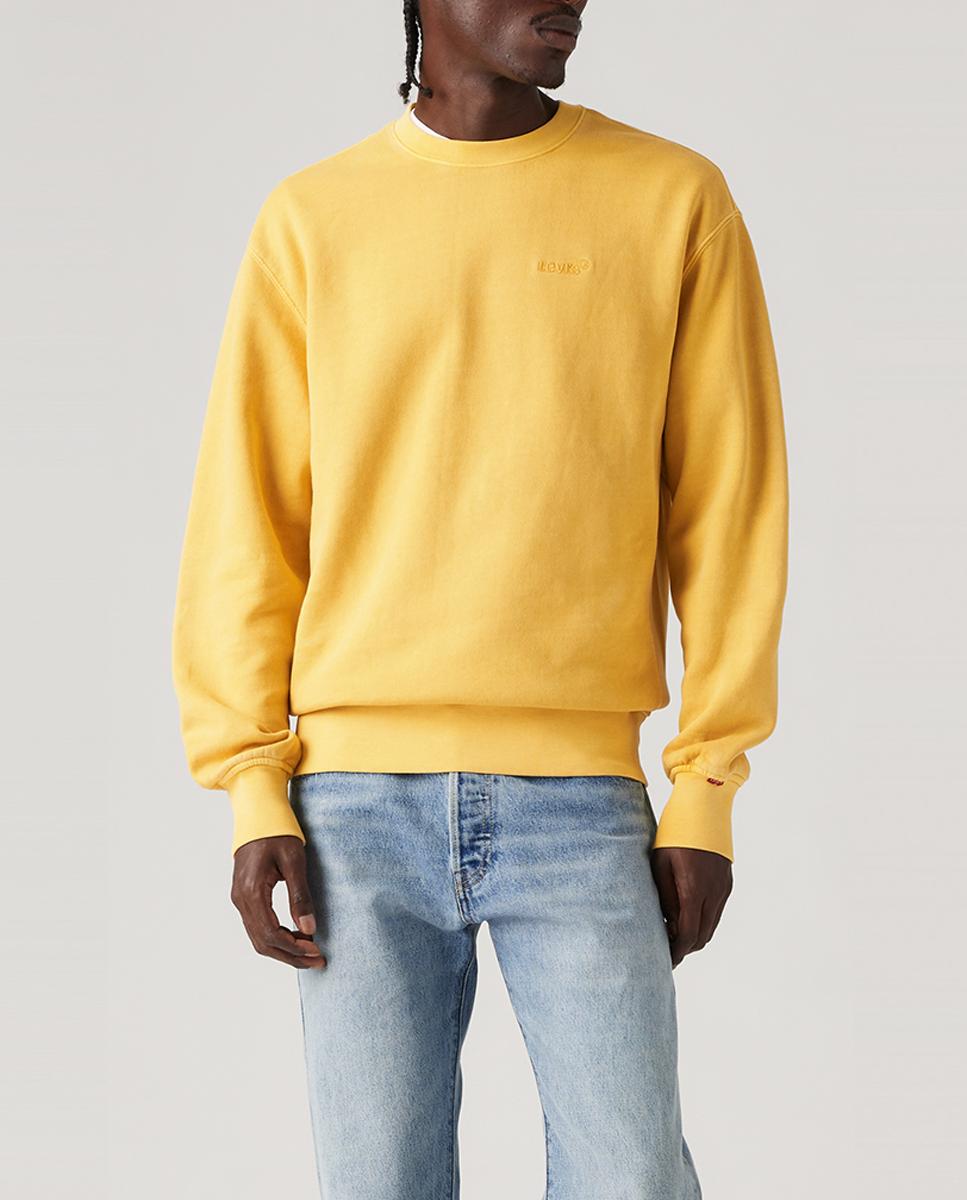 Imagen 0 de Sudadera de hombre de algodón con cuello redondo