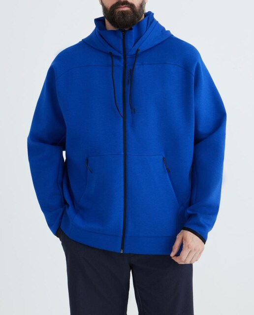 Imagen 0 de Sudadera de hombre con capucha en algodón tallas grandes