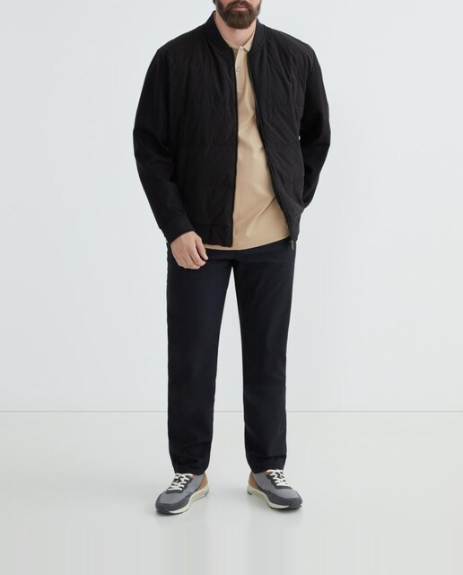 Imagen 0 de Sudadera de hombre sin capucha con bolsillos laterales tallas grandes