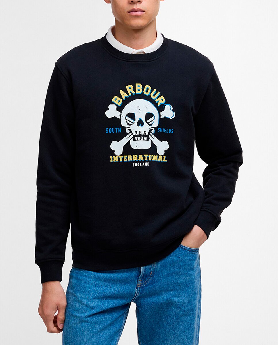 Imagen 0 de Sudadera de hombre con grafico multicolor pecho