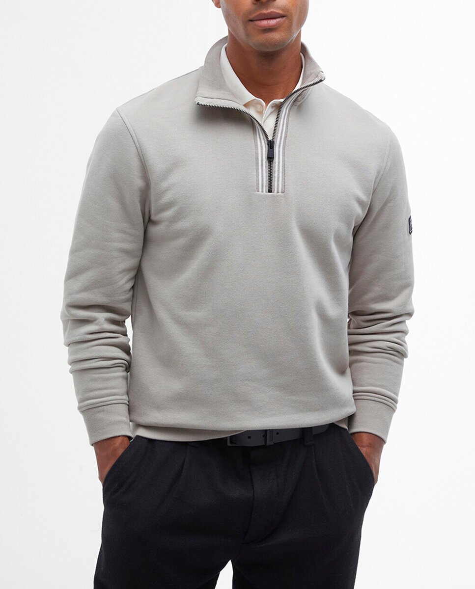 Imagen 0 de Sudadera de hombre cuello cremallera manga larga