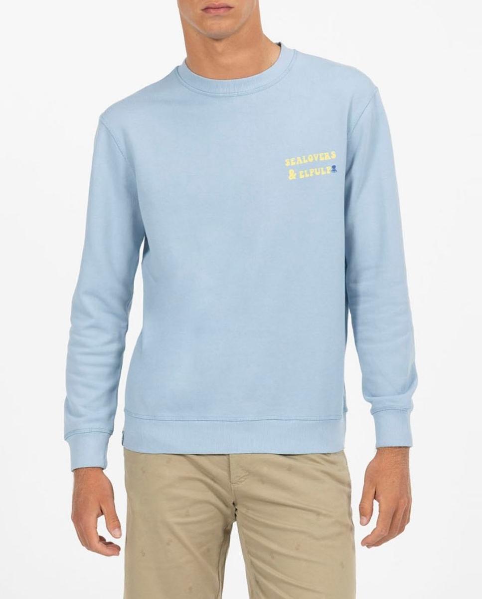 Imagen 0 de Sudadera de hombre cuello redondo reversible estampada