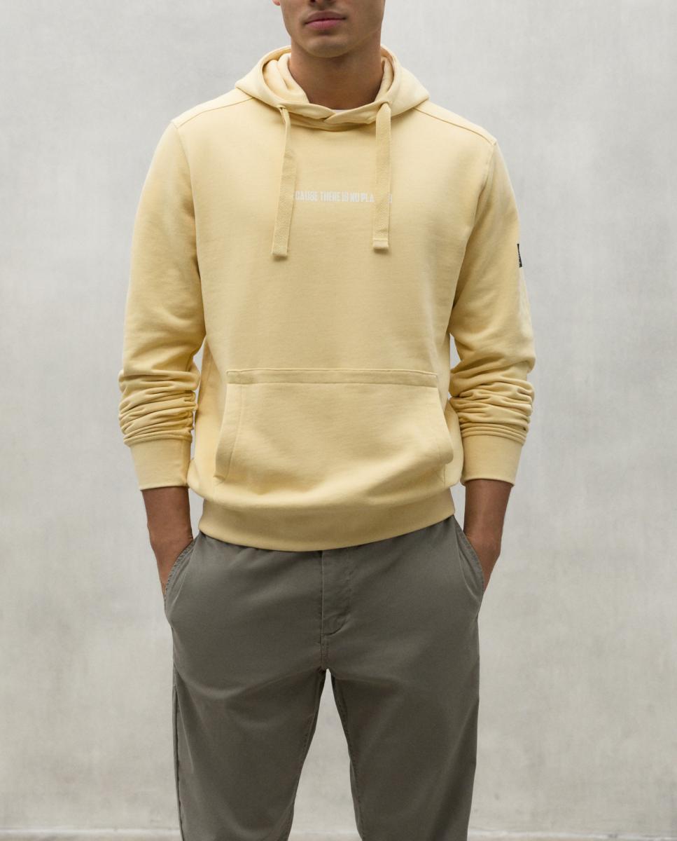 Imagen 0 de Sudadera con estampado frontal y bolsillo canguro.