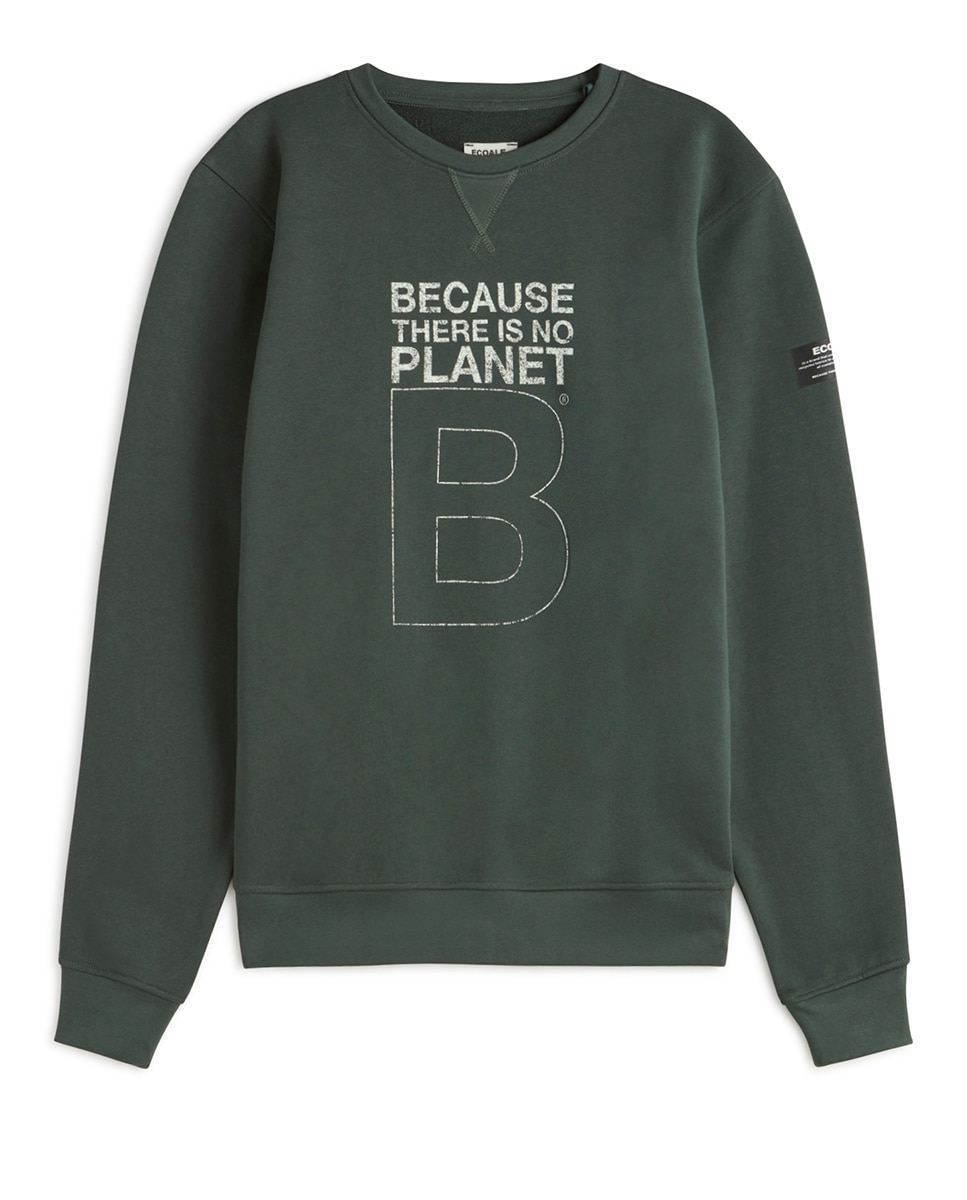 Imagen 0 de Sudadera con capucha y print en el pecho.