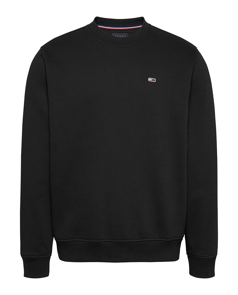 Imagen 0 de Sudadera básica de hombre regular fit con cuello redondo