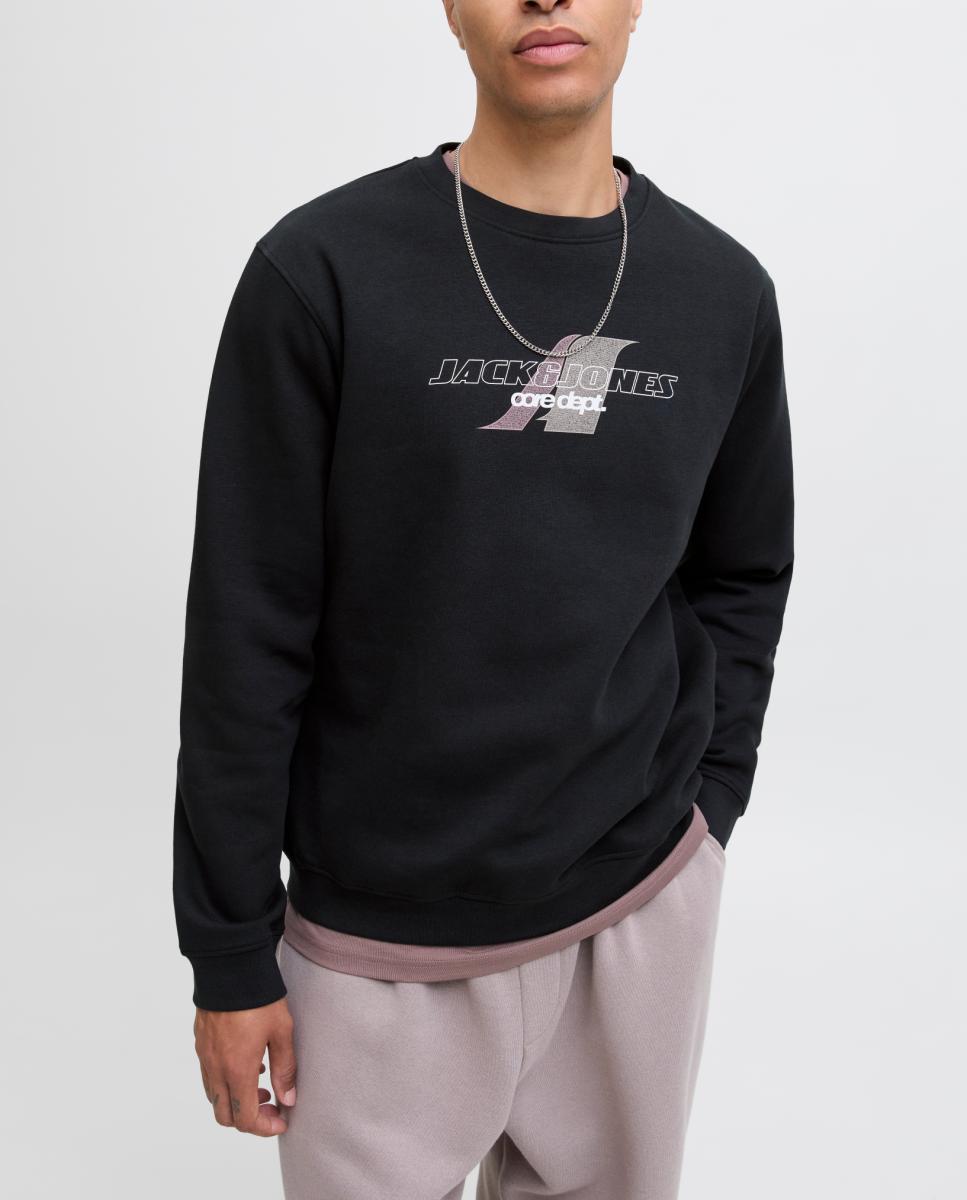 Imagen 0 de Sudadera de hombre sin capucha con print frontal