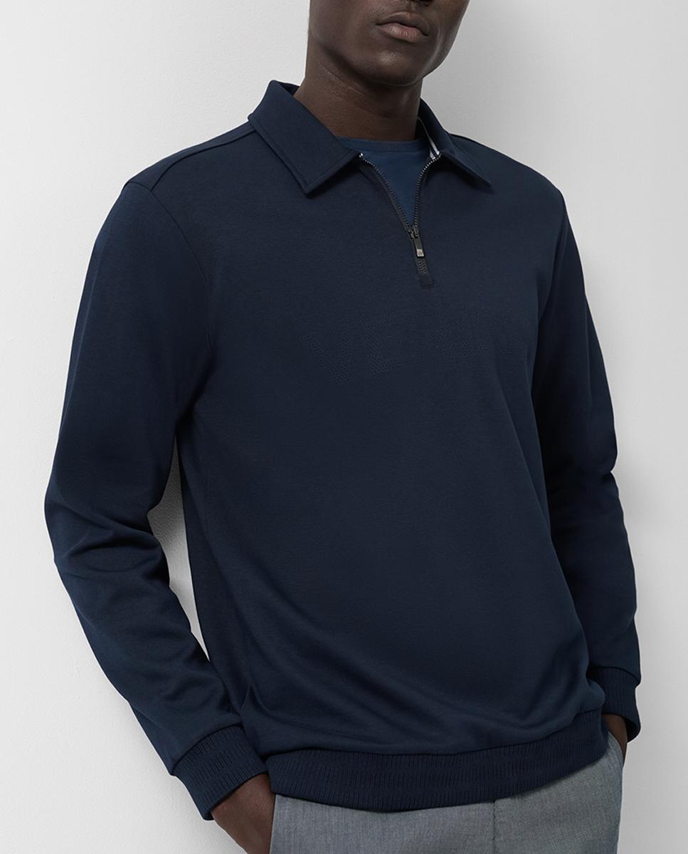 Imagen 0 de Sudadera de hombre cuello media cremallera con logo