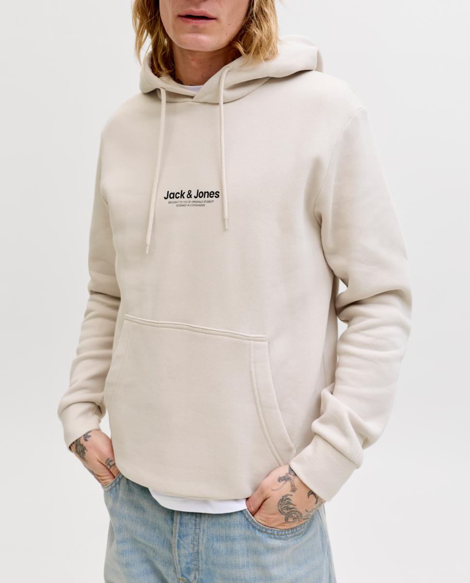 Imagen 0 de Sudadera tipo hoodie con estampado 3d de hombre