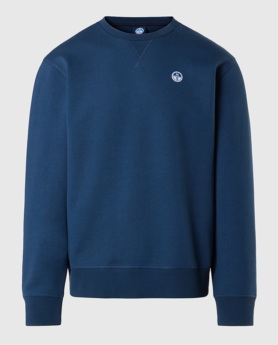 Imagen 0 de Sudadera cuello caja clásica de hombre