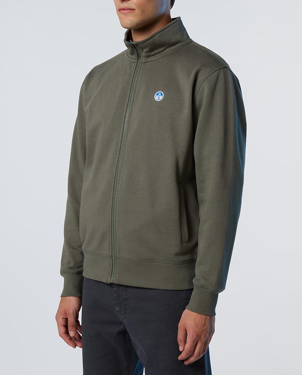 Imagen 0 de Sudadera algodón orgánico con cremallera de hombre
