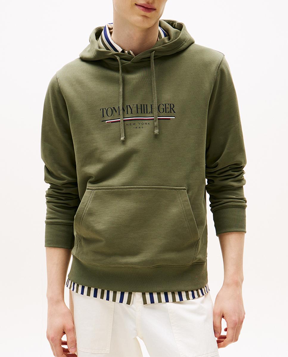 Imagen 0 de Sudadera de caballero con capucha sin cremallera
